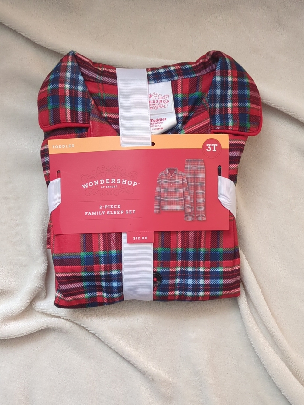 Target Wondershop Toddler Red Plaid Button-Down Shirt